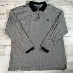 Vintage Givenchy Activewear Men’s Long Sleeve Polo Shirt Golf Size Large